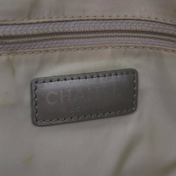 CHANEL New Travel Line Tote Bag Nylon Silver CC Auth bs15032 - Picture 10 of 16